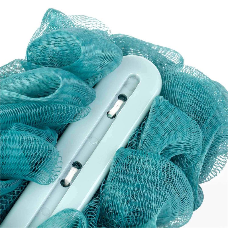 Arswin Back Scrubber for Shower,Loofah Long Handle Bath Body Brush,Soft Nylon Mesh Sponge for Shower,Loofah On a Stick for Men Women,Exfoliating Scrub Cleaning Luffa for Elderly(2-Pack,Blue) - Image 4